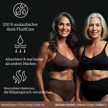 Mia's Signature Auslaufsichere Unterwäsche (Savanna Dune)