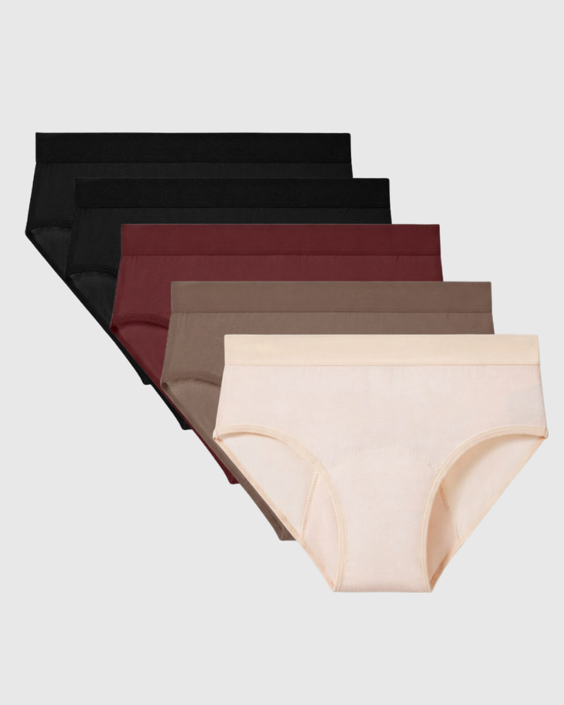 Mias Bambus Auslaufsichere Unterwäsche (5er-Pack)