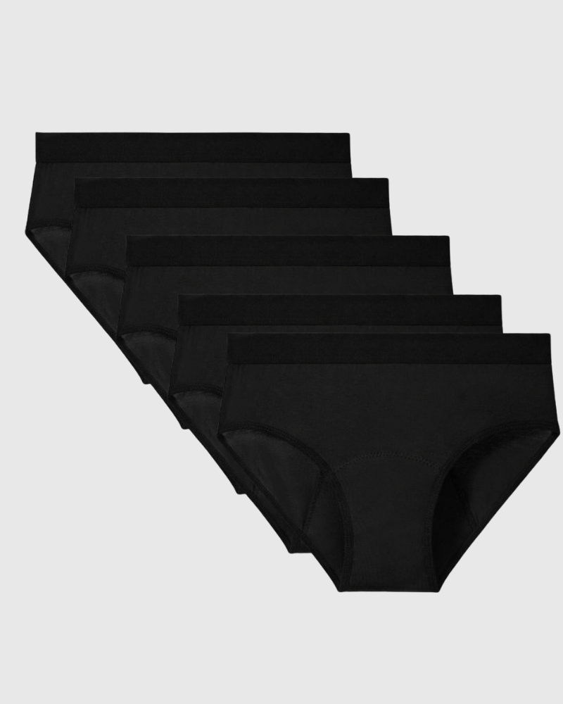 Mias Bambus Auslaufsichere Unterwäsche (5er-Pack)