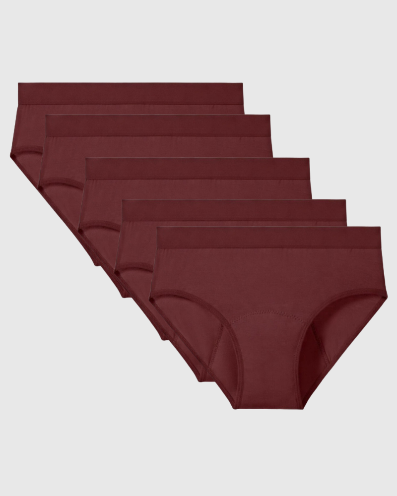 Mias Bambus Auslaufsichere Unterwäsche (5er-Pack)