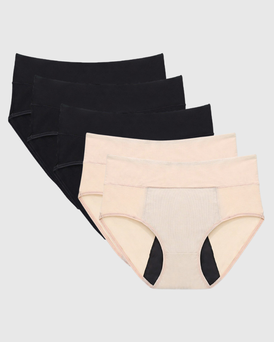 Mias Baumwolle Auslaufsichere Unterwäsche (5er-Pack)