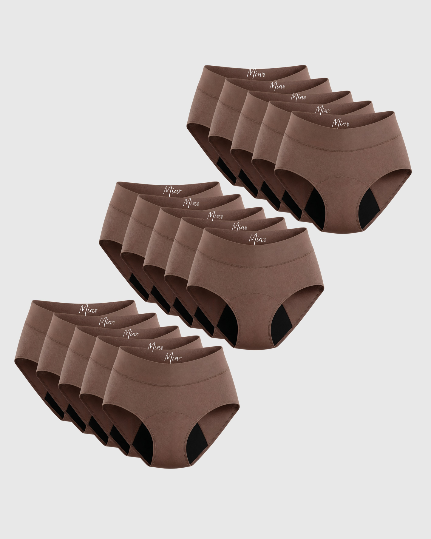 Mias Signature Auslaufsichere Unterwäsche (15er-Pack)