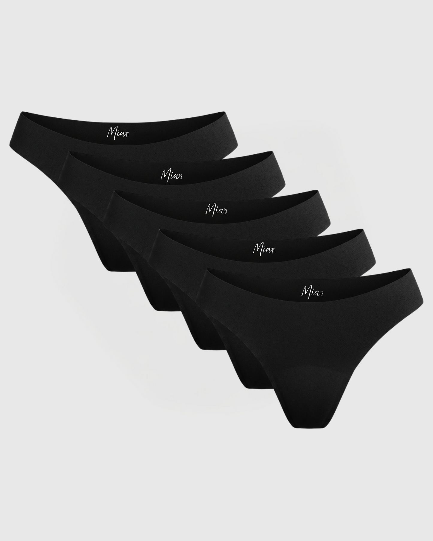 Mias Nahtlose Auslaufsichere Strings (5er-Pack)