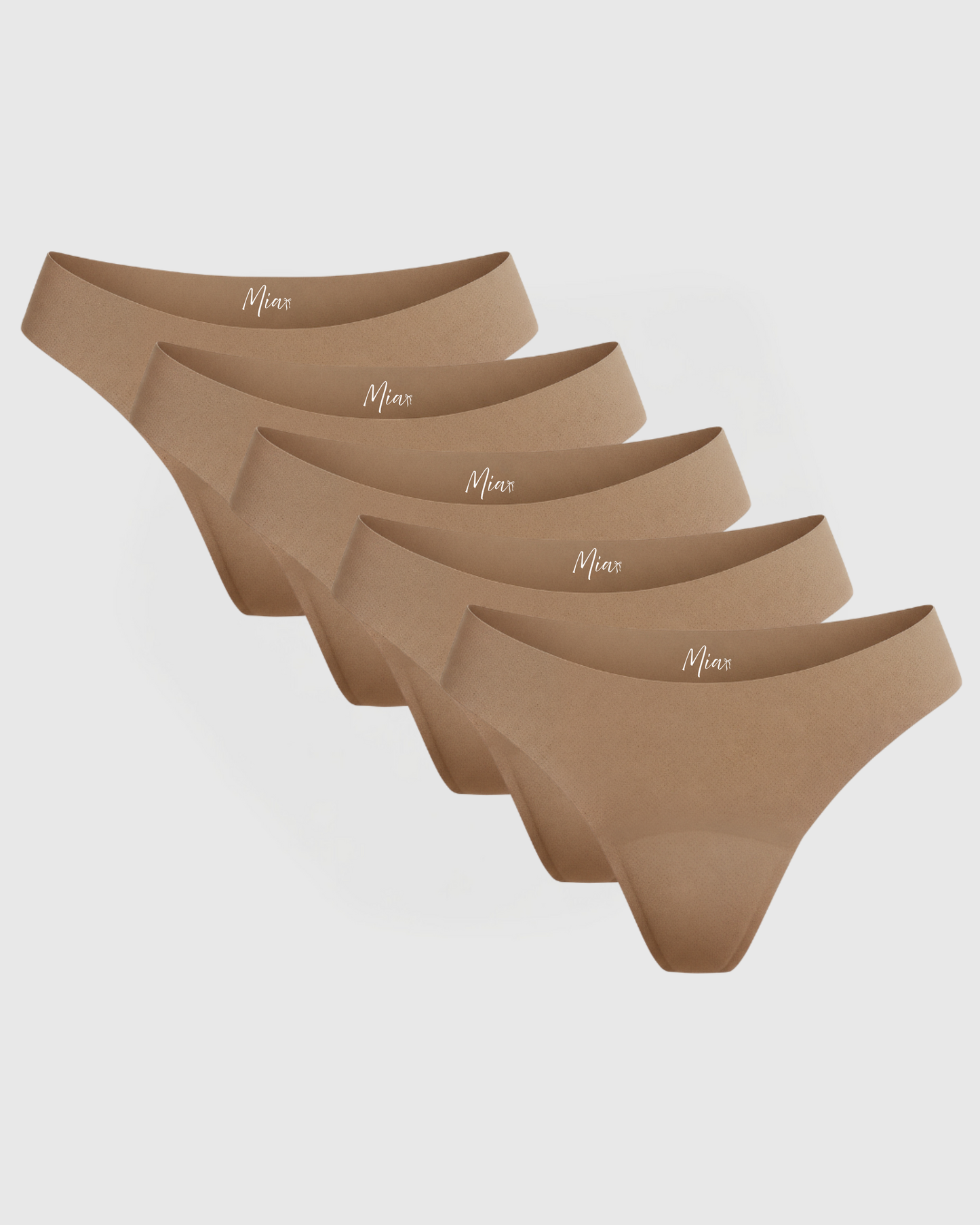 Mias Nahtlose Auslaufsichere Strings (5er-Pack)