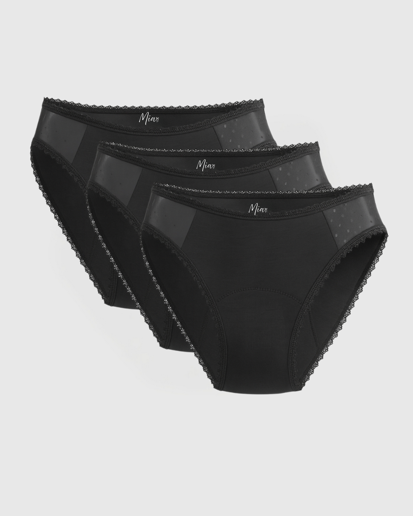Mias Elegante Auslaufsichere Unterwäsche (3er-Pack)